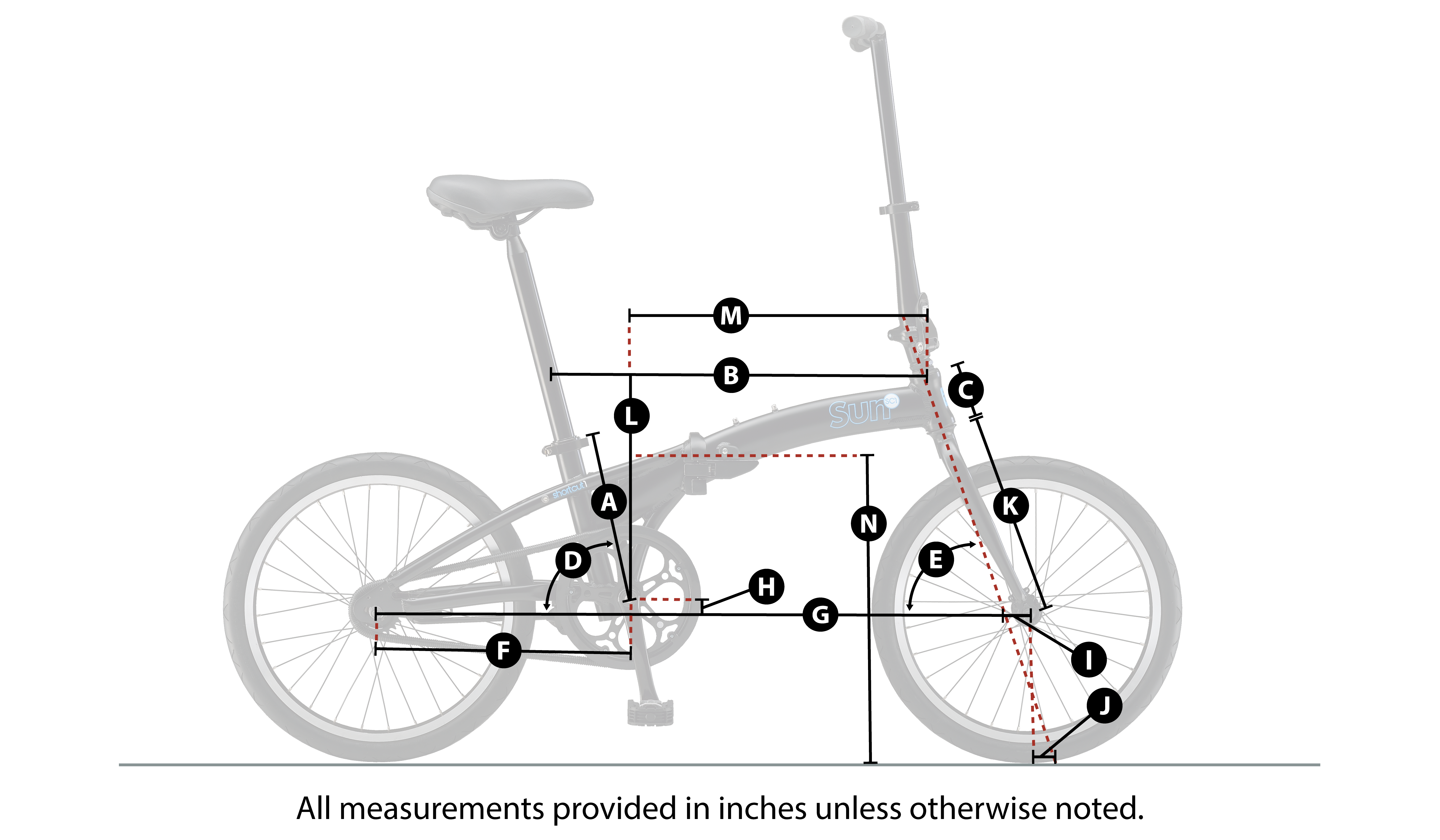 Shortcut 1 Geometry – Sun Bicycles