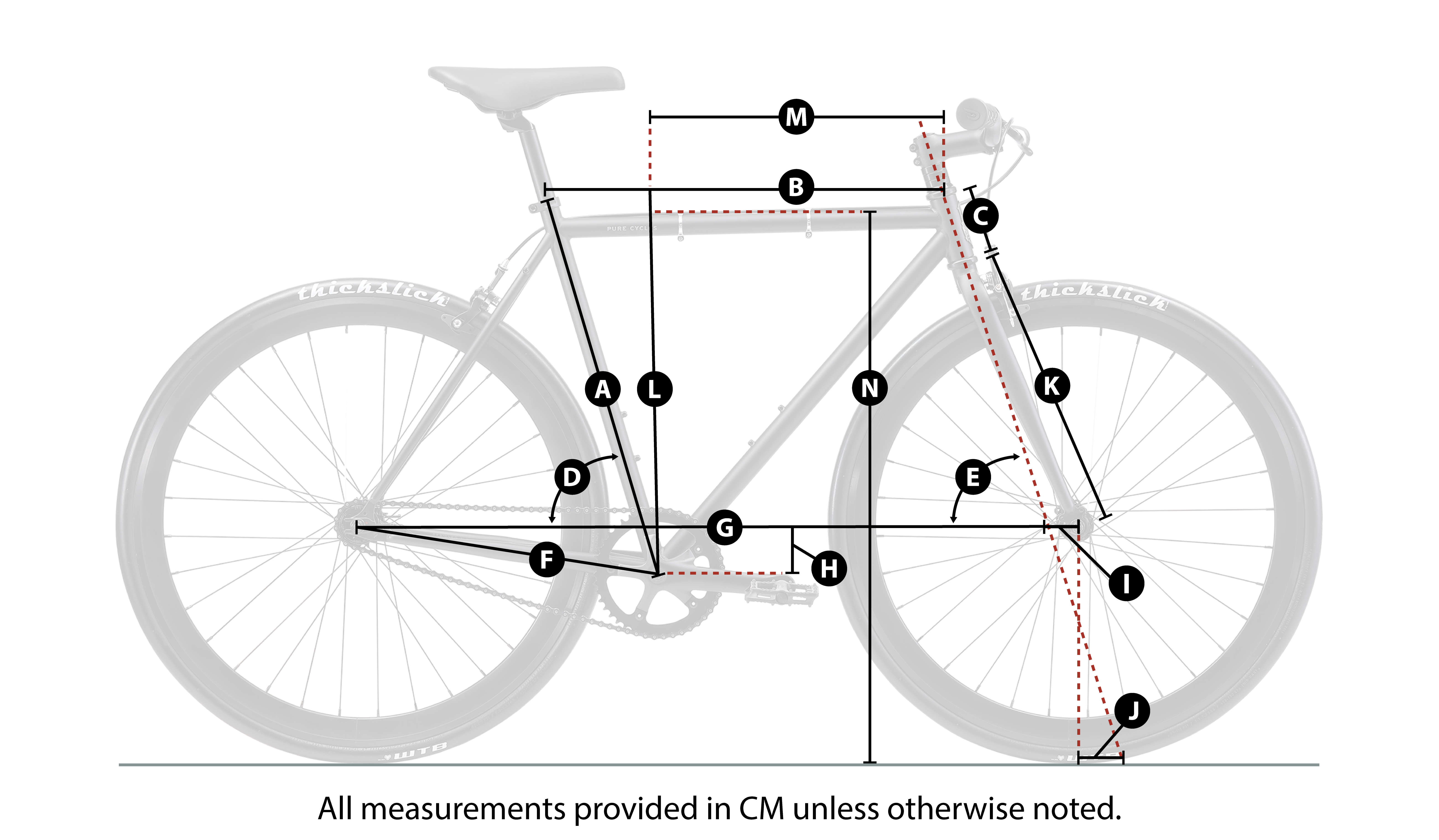 Pure Fix Original Series Sizing Pure Cycles