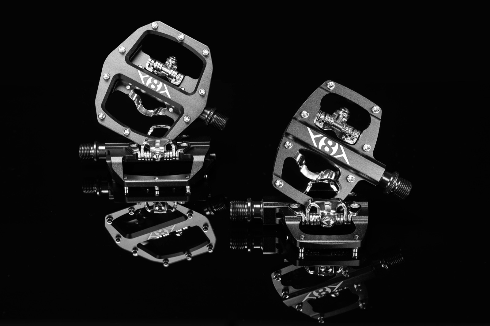 Origin8 Dual Sport Maxi and Midi pedals side by side
